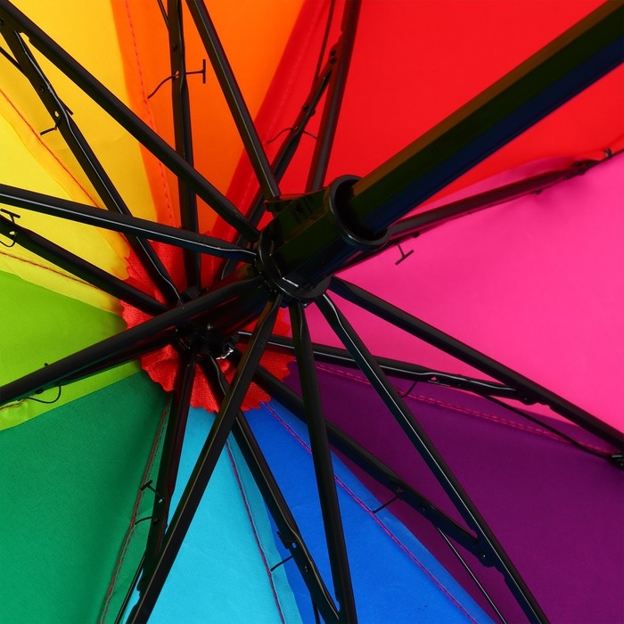 Зонт женский радужный «Наслаждаюсь дождём», 10 спиц. Зонт женский радужный «Наслаждаюсь дождём», 10 спиц.