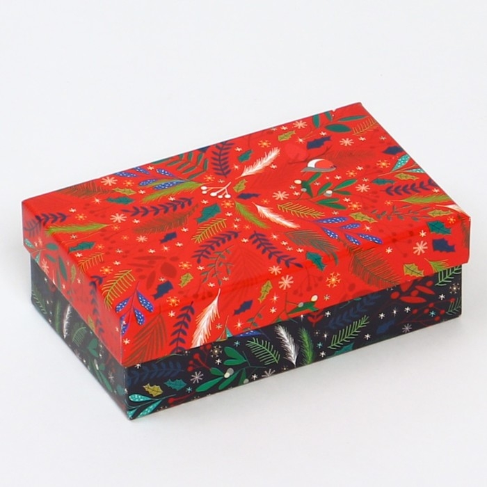 Набор коробок подарочных 15 в 1 «Европейский», 12 х 7 х 4 см - 46,6 х 35,2 х 17.5 см, Новый год