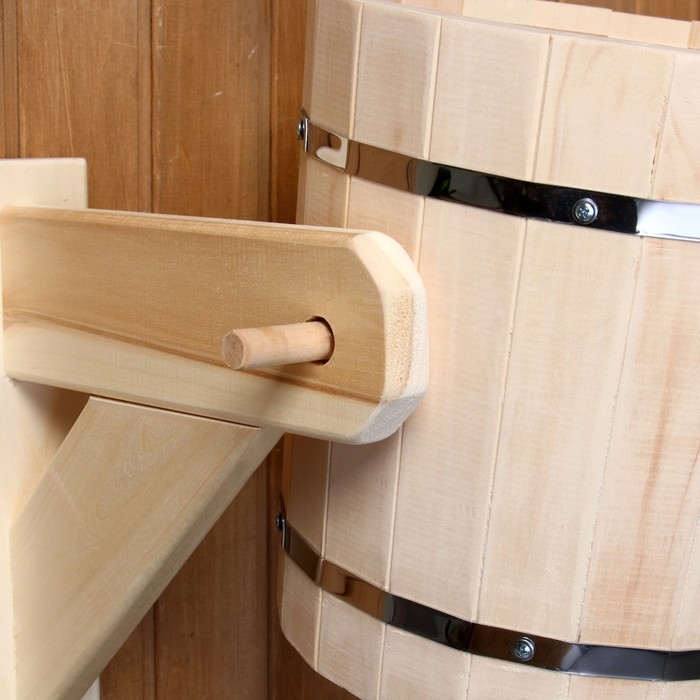 Обливное устройство из липы, 13л, пластиковая вставка, Обливное устройство из липы, 13л, пластиковая вставка, "Добропаровъ"