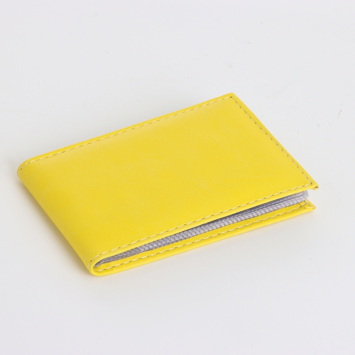 Визитница, 18 карт, цвет жёлтый Визитница, 18 карт, цвет жёлтый