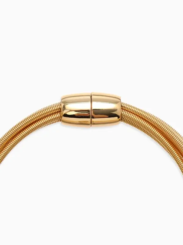 Набор 2 пред-та: колье, браслет Набор 2 пред-та: колье, браслет "Бусина на нитях", цвет золото