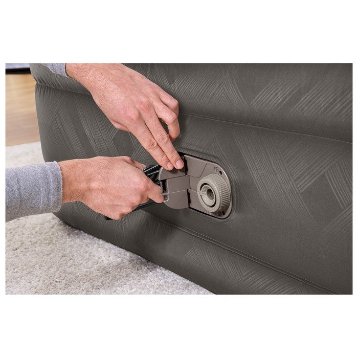 Кровать надувная Queen, 203 x 152 x 46 см, со встроенным электронасосом, 69050 Bestway Кровать надувная Queen, 203 x 152 x 46 см, со встроенным электронасосом, 69050 Bestway