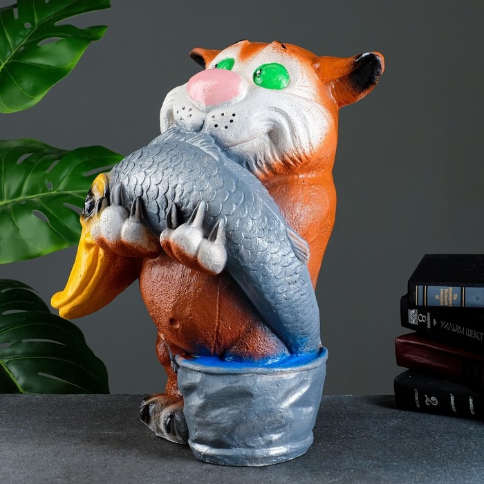 Копилка Копилка "Кот рыбак средний" 41х23х18см