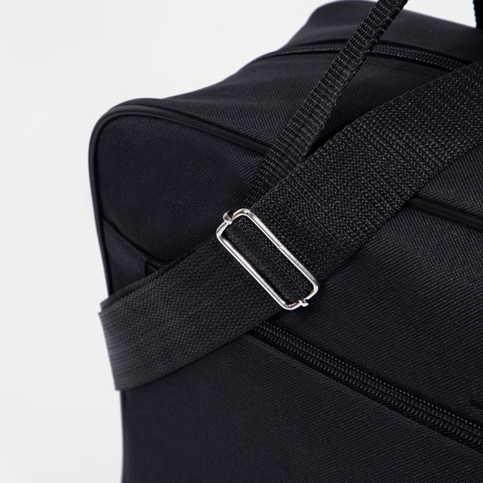 Сумка мужская «ЗФТС», цвет чёрный Сумка мужская «ЗФТС», цвет чёрный