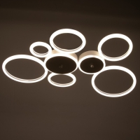 Люстра с ПДУ 2038/6 LED 172Вт белый 81х66х4,5 см BayerLux