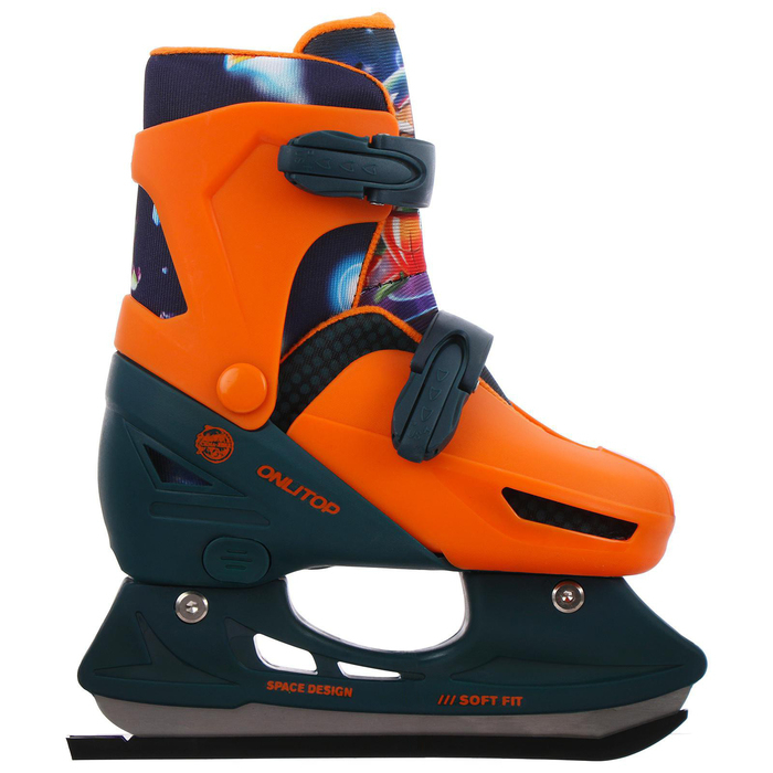 Коньки детские раздвижные ONLITOP «Космос», р. 34-37