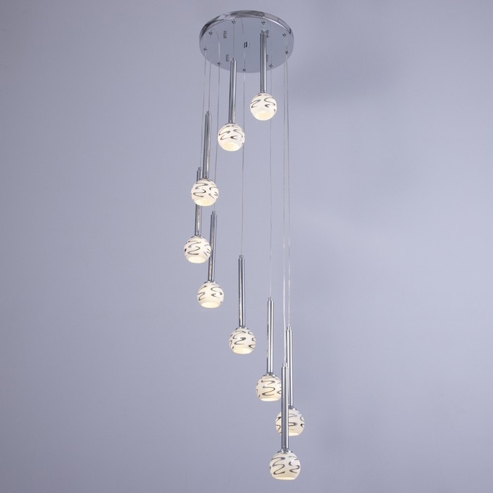 Светильник Светильник "Жаннетт" 9х3Вт G4 Хром 30х30х180см