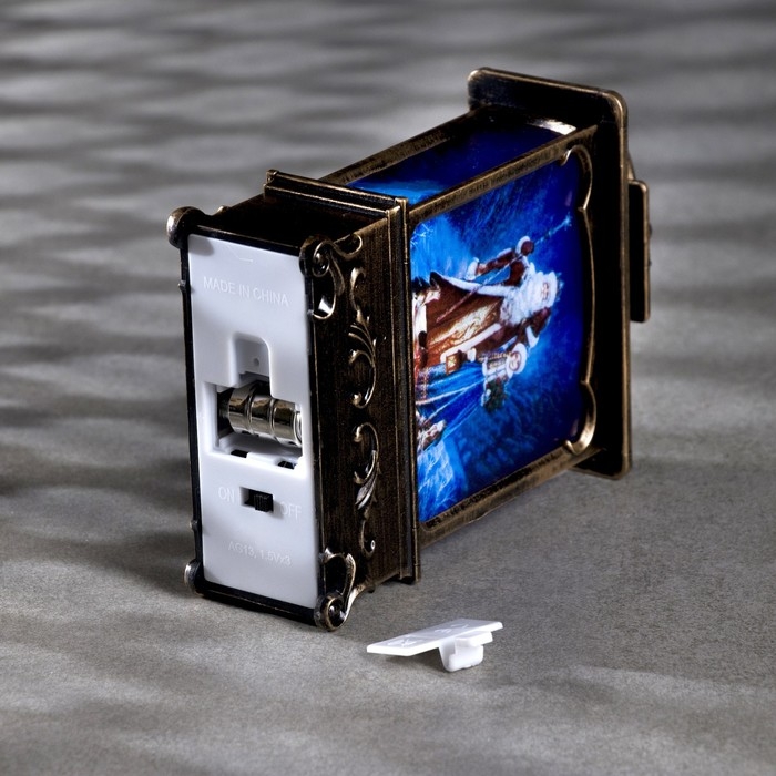 Светодиодная фигура «Дед Мороз и Снегурочка» 7.6 × 13.5 × 3.2 см, пластик, батарейки AG13х3 (в комплекте), свечение тёплое белое Светодиодная фигура «Дед Мороз и Снегурочка» 7.6 × 13.5 × 3.2 см, пластик, батарейки AG13х3 (в комплекте), свечение тёплое белое