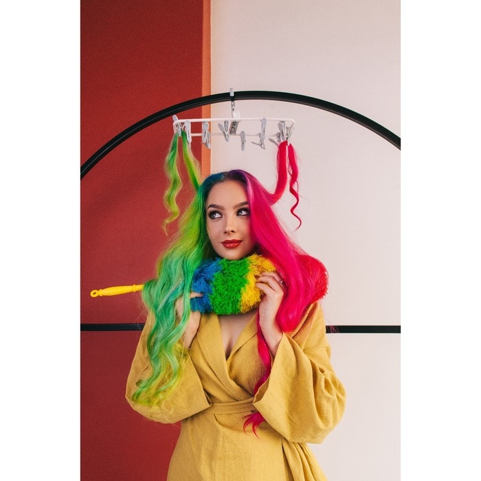 Щётка для удаления пыли Доляна, 57 см, микрофибра Щётка для удаления пыли Доляна, 57 см, микрофибра