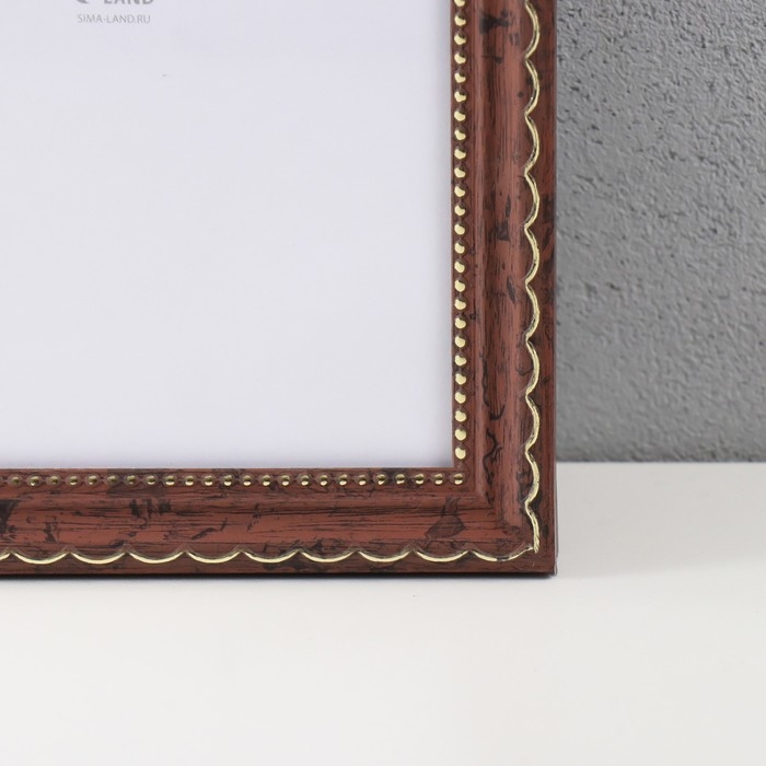 Фоторамка пластик Фоторамка пластик "Стиль коричневый" 40х60 см, коричневый