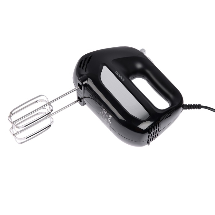 Миксер Leonord LE-1739, ручной, 500 Вт, 6 скоростей, режим  Миксер Leonord LE-1739, ручной, 500 Вт, 6 скоростей, режим "турбо", чёрный