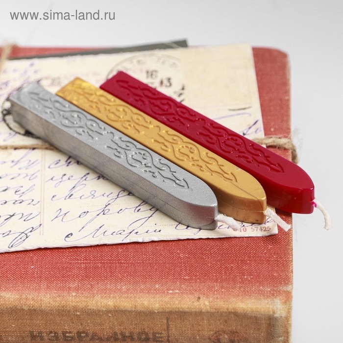 Сургучная печать «С Новым годом!», 7 х 15 см