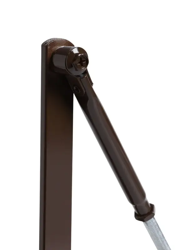 Доводчик дверной ТУНДРА d=80BR, от 45-70 кг, коричневый