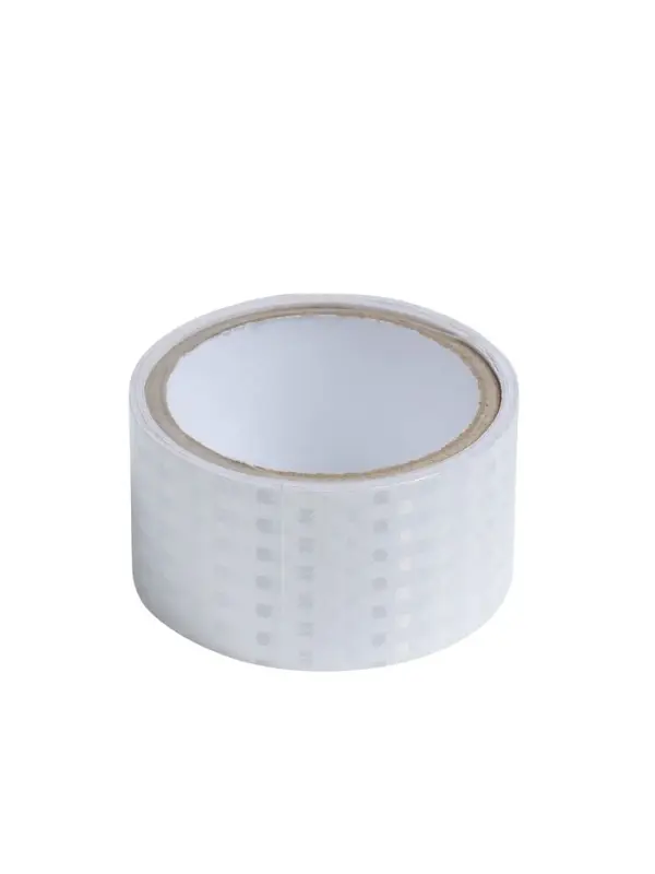 Светоотражающая лента, самоклеящаяся, белая, 5 см &times; 3 м