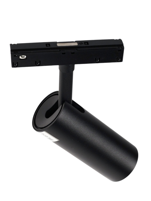 Трековый магнитный светильник, серия "Broad" LTL-061, 12 Вт, 960 Лм, 48В, 3000К, черный