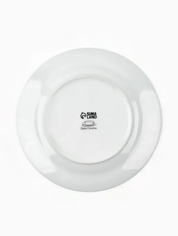 Тарелка новогодняя плоская &laquo;Новогодние истории&raquo;, d=22 см