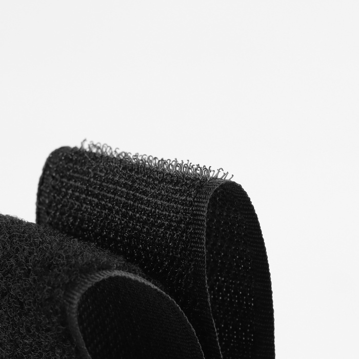 Липучка, 40 мм × 50 см, цвет чёрный Липучка, 40 мм × 50 см, цвет чёрный