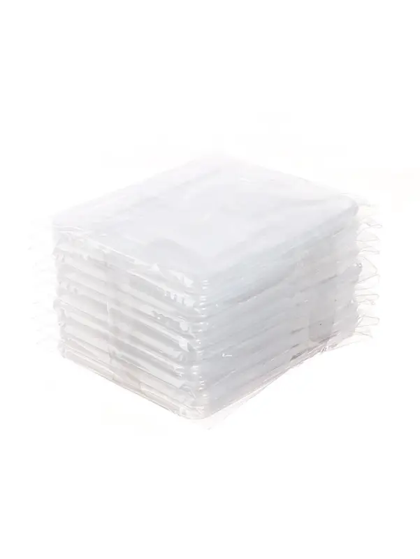 Бейдж горизонтальный, внешний 103&times;80 мм, внутренний 85&times;54 мм, пластик прозрачный