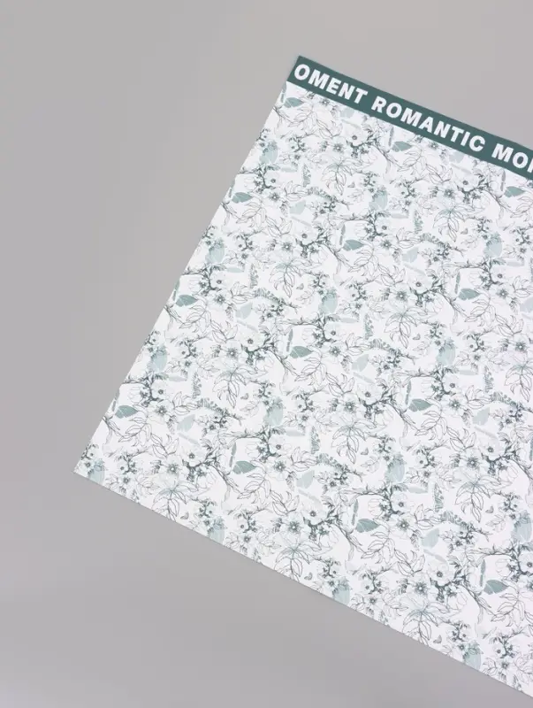 Пленка для цветов, &laquo;Романтичные моменты&raquo;, сине-серый, 57&times;57 см