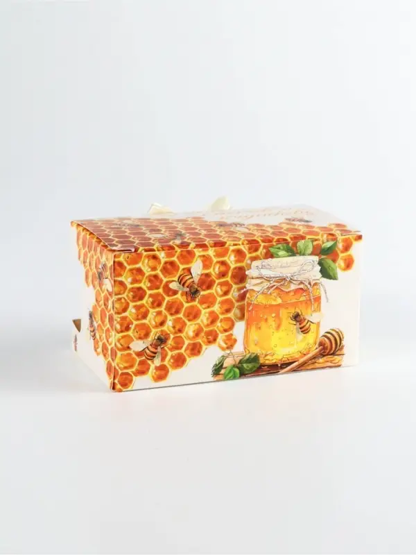 Набор с крем-мёдом, мёдом Набор с крем-мёдом, мёдом "Здоровья и долгих лет", 120 гр х 2 шт