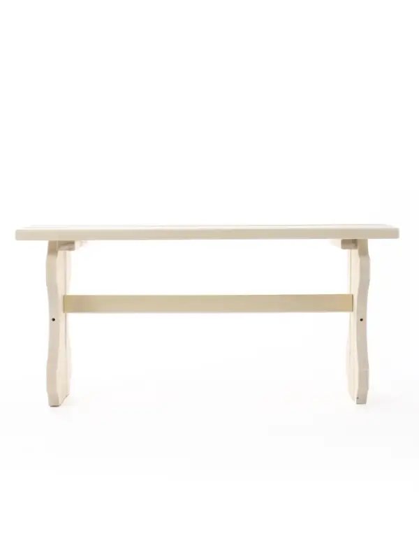 Лавка деревянная, резная №2 90х42х30 см