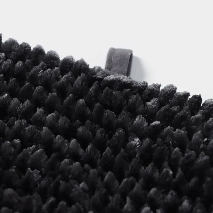 Коврик для дома LaDо́m, букли, плотность 1400 г, 50&times;80 см, велюровый, графитовый