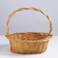 Набор корзин плетёных, 3 шт., 48&times;38&times;14&times;40/40&times;30&times;12&times;35/32&times;24&times;11&times;30 см, ива