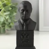 Бюст &laquo;Путин В.В.&raquo;, гипс, 12&times;6 см, графит