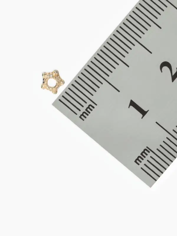 Шапочки для бусин &laquo;Звездочки&raquo; (набор 30 шт.) 0.5&times;0.5&times;0.2 см, цвет золото