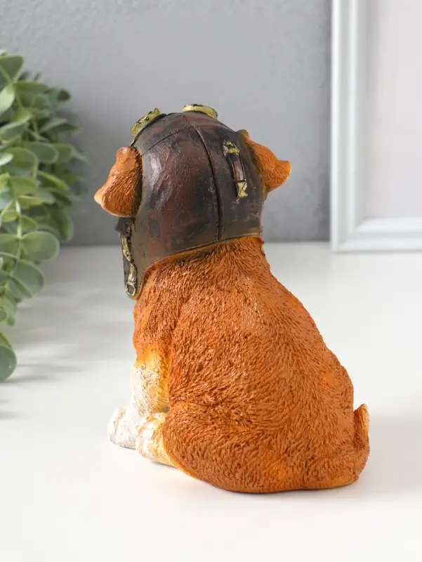Фигурка полистоун &laquo;Щенок-авиатор&raquo;, 14&times;10&times;16 см