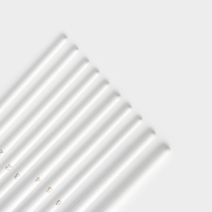 Набор кондитерских кисточек для декорирования Доляна «Ларсон», 10 шт, цвет белый Набор кондитерских кисточек для декорирования Доляна «Ларсон», 10 шт, цвет белый