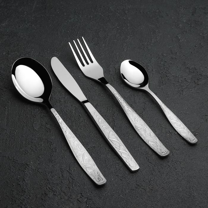 Набор столовый &laquo;Уралочка&raquo;, 48 предметов, толщина 2 мм, декоративная коробка