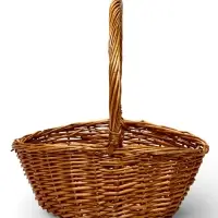 Набор корзин 3 шт, 34х30х14, 28х24х13, 22х19х10  лоза коричневый