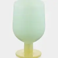 Бокалы для вина Pint, 350 мл, 7.2&times;12.8 см, набор 2 шт., стекло, розовые, зелёные