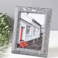 Фоторамка пластик 13х18 см "Моррис" тёмно-серый 23х18х2 см