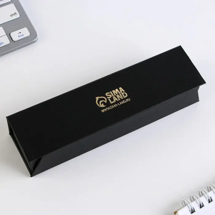 Ручка в футляре «Лидеру во всём», металл, 1.0 мм, синяя паста Ручка в футляре «Лидеру во всём», металл, 1.0 мм, синяя паста