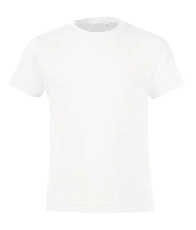 Футболка детская Regent Fit Kids, белая, на рост 106-116 см (6 лет)