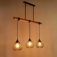 Люстра &laquo;Арландо&raquo; 3хЕ27 40 Вт черный 60&times;20&times;20-200 см