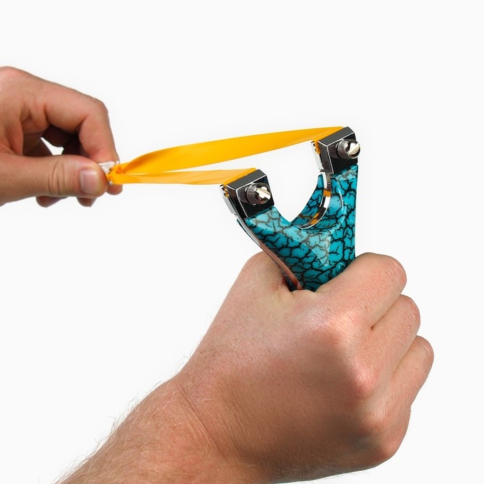 Рогатка спортивная Рогатка спортивная "Океан" со жгутом для стрельбы стрелами, металл, 12 см