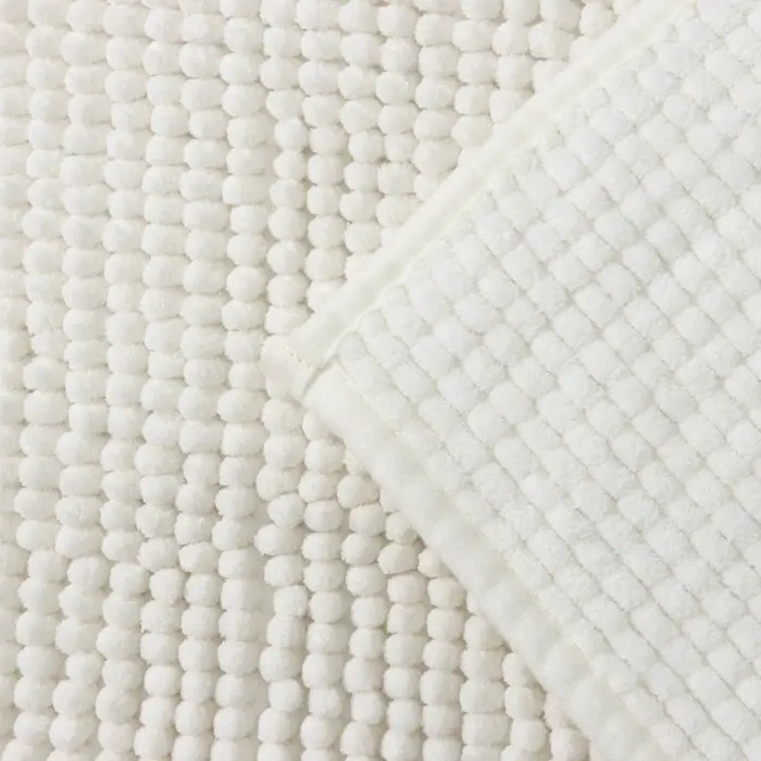 Коврик для дома LaDо́m, букли, плотность 1000 г, 50&times;80 см, белый