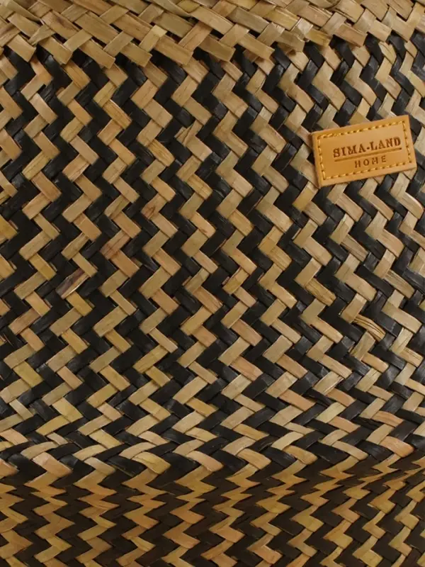 Корзина для белья плетеная круглая SL Home &laquo;Сорренто&raquo;, камыш, 35&times;45 см