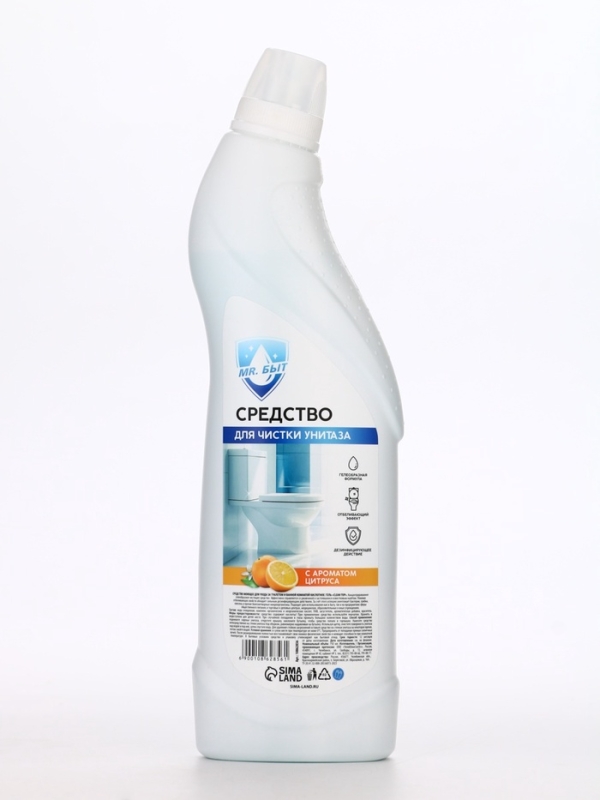 Mr.Быт Средство для чистки унитаза, 750 мл, аромат цитрус Mr.Быт Средство для чистки унитаза, 750 мл, аромат цитрус