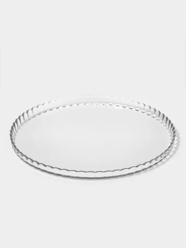 Блюдо Paşabah&ccedil;e Patisserie, d=28 см, стекло, прозрачное