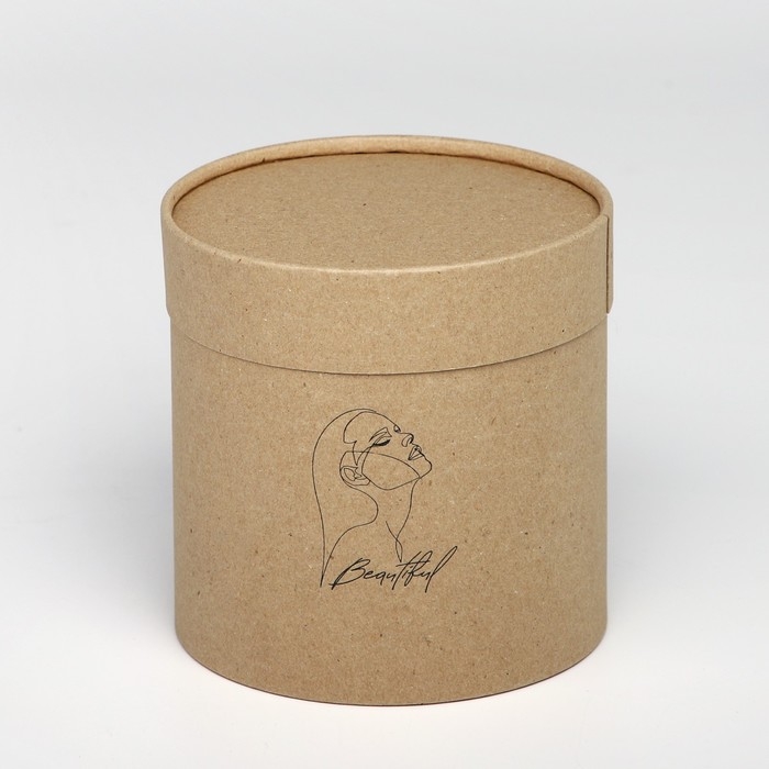 Набор шляпных коробок из крафта 2 в 1, упаковка подарочная, «Beautiful», 12 х 12, 15 х 15 см Набор шляпных коробок из крафта 2 в 1, упаковка подарочная, «Beautiful», 12 х 12, 15 х 15 см