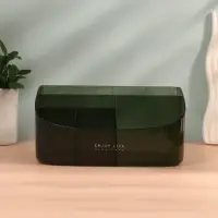 Органайзер для хранения &laquo;GREEN&raquo;, 6 секций, 23&times;15.5&times;11 см, полупрозрачный, зелёный