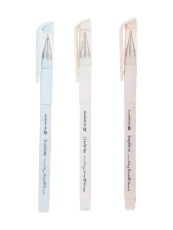 Ручка шариковая BrunoVisconti EasyWrite. Milky, 0.5 мм, стержень синий, МИКС Ручка шариковая BrunoVisconti EasyWrite. Milky, 0.5 мм, стержень синий, МИКС