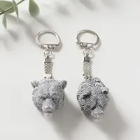 Брелок "Голова медведя" (3 вида), 5,5см