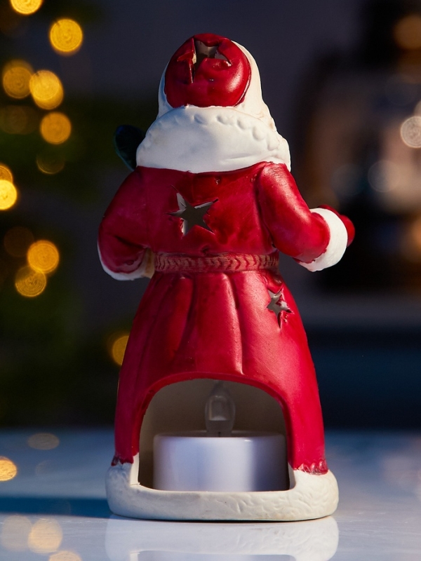 Светодиодная фигура Светодиодная фигура "Дед Мороз" 13.2х7.1х6, 1 LED, LR44x3(в компл.), Т/БЕЛЫЙ