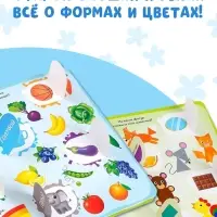 Книга картонная с окошками &laquo;Цвета и формы&raquo; 10 стр.