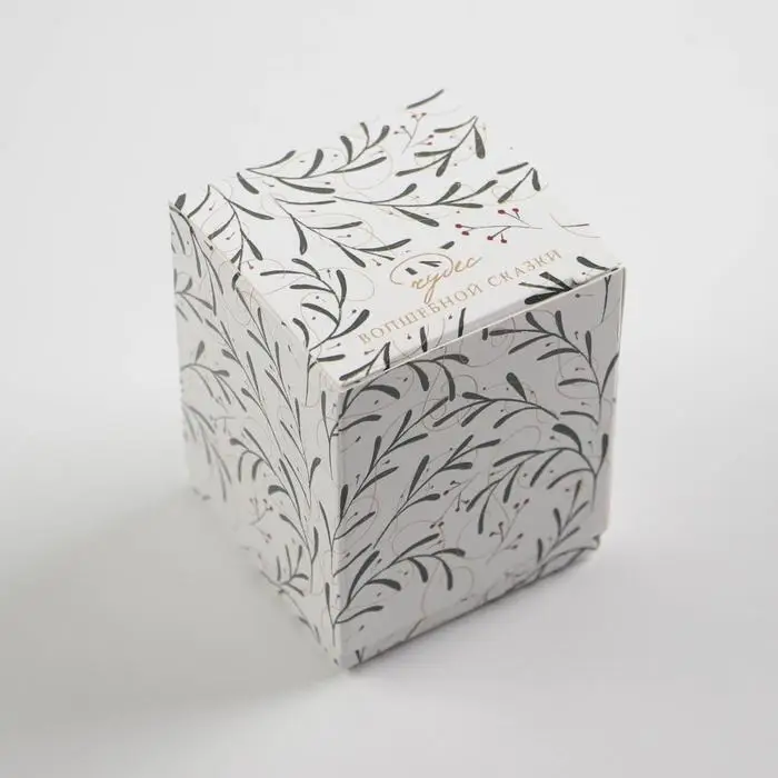 Бонбоньерка новогодняя «Веточки», 6 х 7 х 6 см, Новый год